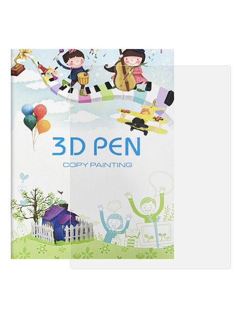For Children Girls Adults 40 Patterns 3D Pen Template Accessories Stencils  DIY Craft PVC Drawing Board Starter Paper Molds - AliExpress